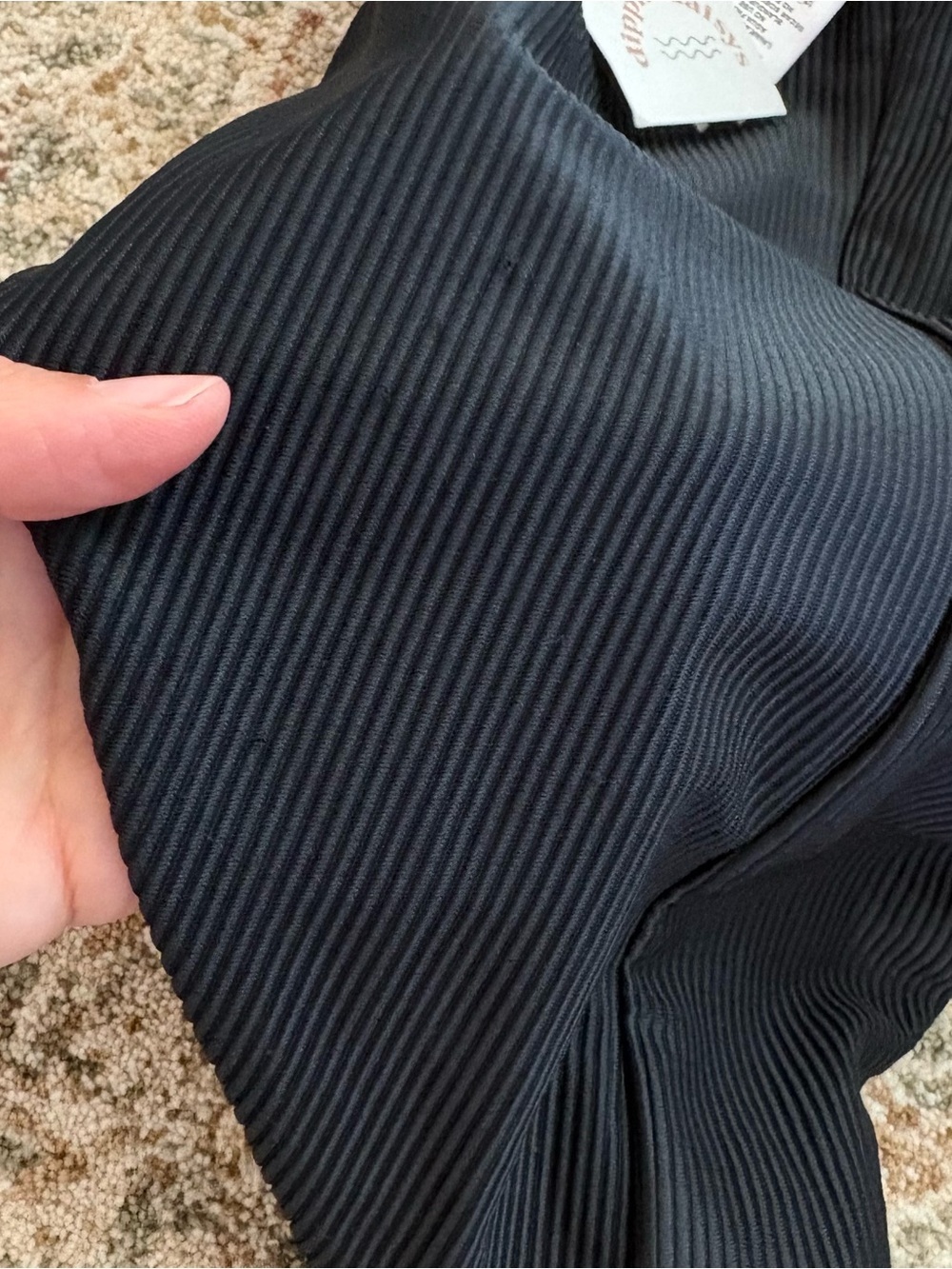 Anthropologie Dippin Daisys Bliss Ribbed One Piece Black Swimsuit Medium - Picture 15 of 15